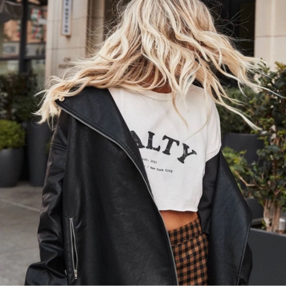 NWT 12th Tribe Arlo Vegan Leather Jacket